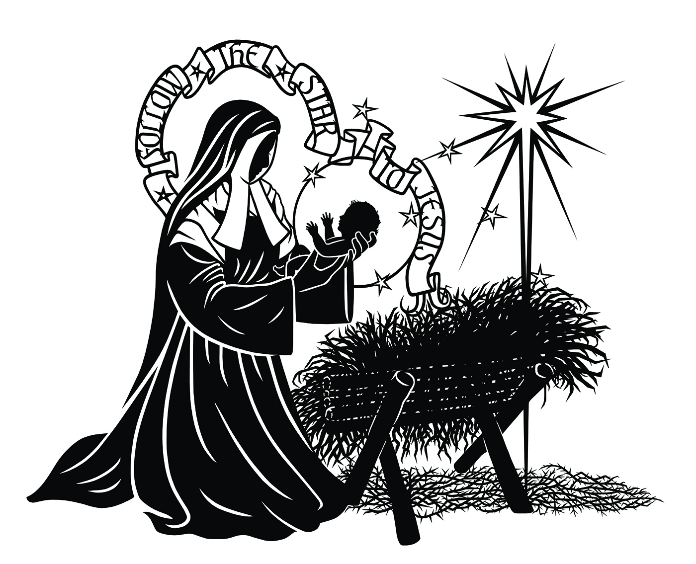 Bernadette At The Manger